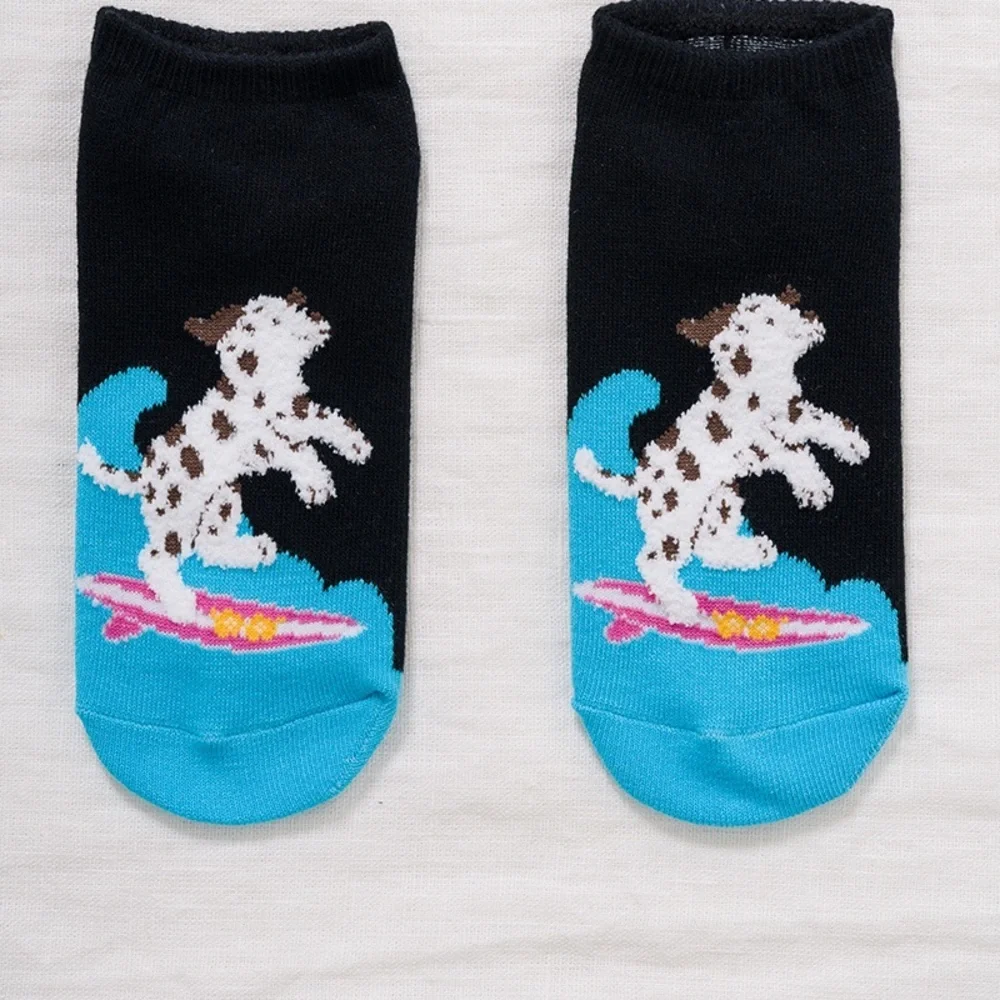 Zenana "Surfin' Pup" Dalmatian Ankle Sock - Single Pair - Picture 8 of 9
